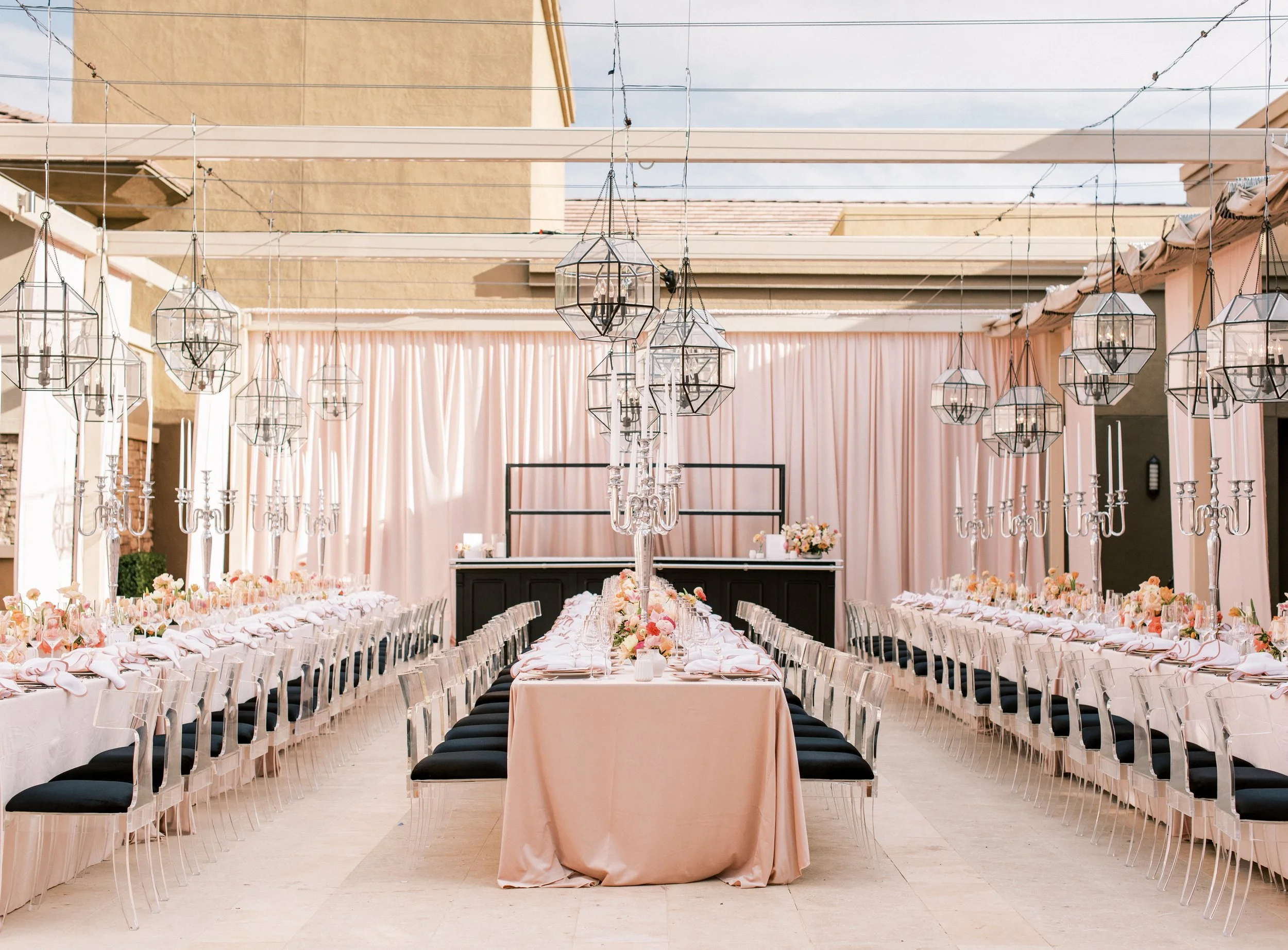 Ceremony floral installation